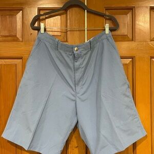 Haggar Men's Light Blue Check Shorts sz 36